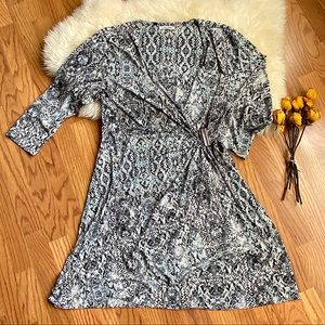 Calvin Klein - Faux Wrap Dress